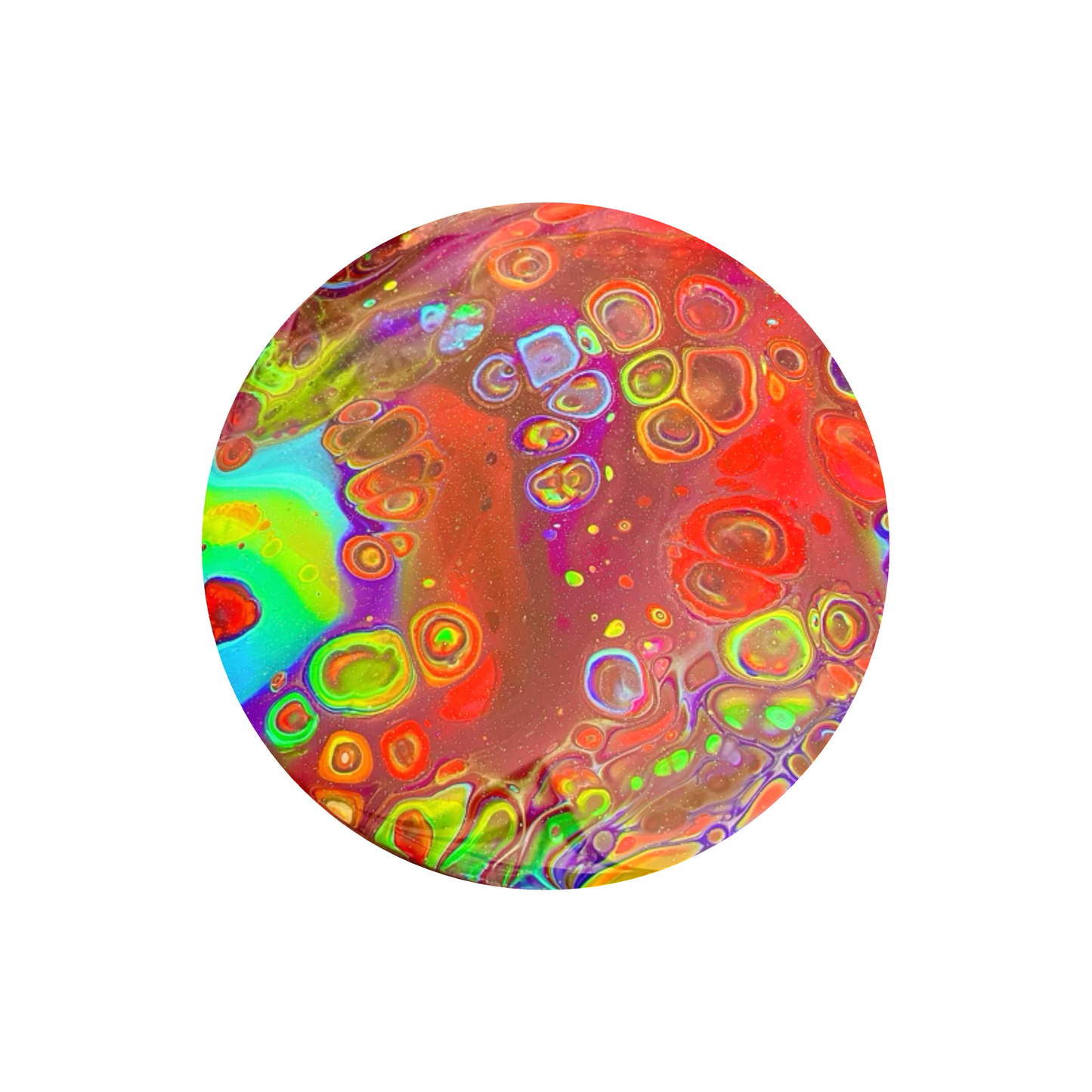 “Dream Interpretations” — 10x10 Original Fluid Abstract Painting