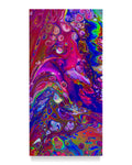 “PEGASUS” — 12x24 Original Fluid Abstract Painting with Resin Finish