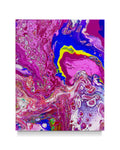 “DANCE OF THE FAIRIES” — 16x20 Original Fluid Abstract Painting with Resin Finish