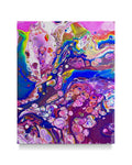 “SPECTRUM” — 16x20 Original Fluid Abstract Painting with Resin Finish