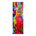 “Drifting Jellies” — 36x12 Original Fluid Abstract Painting