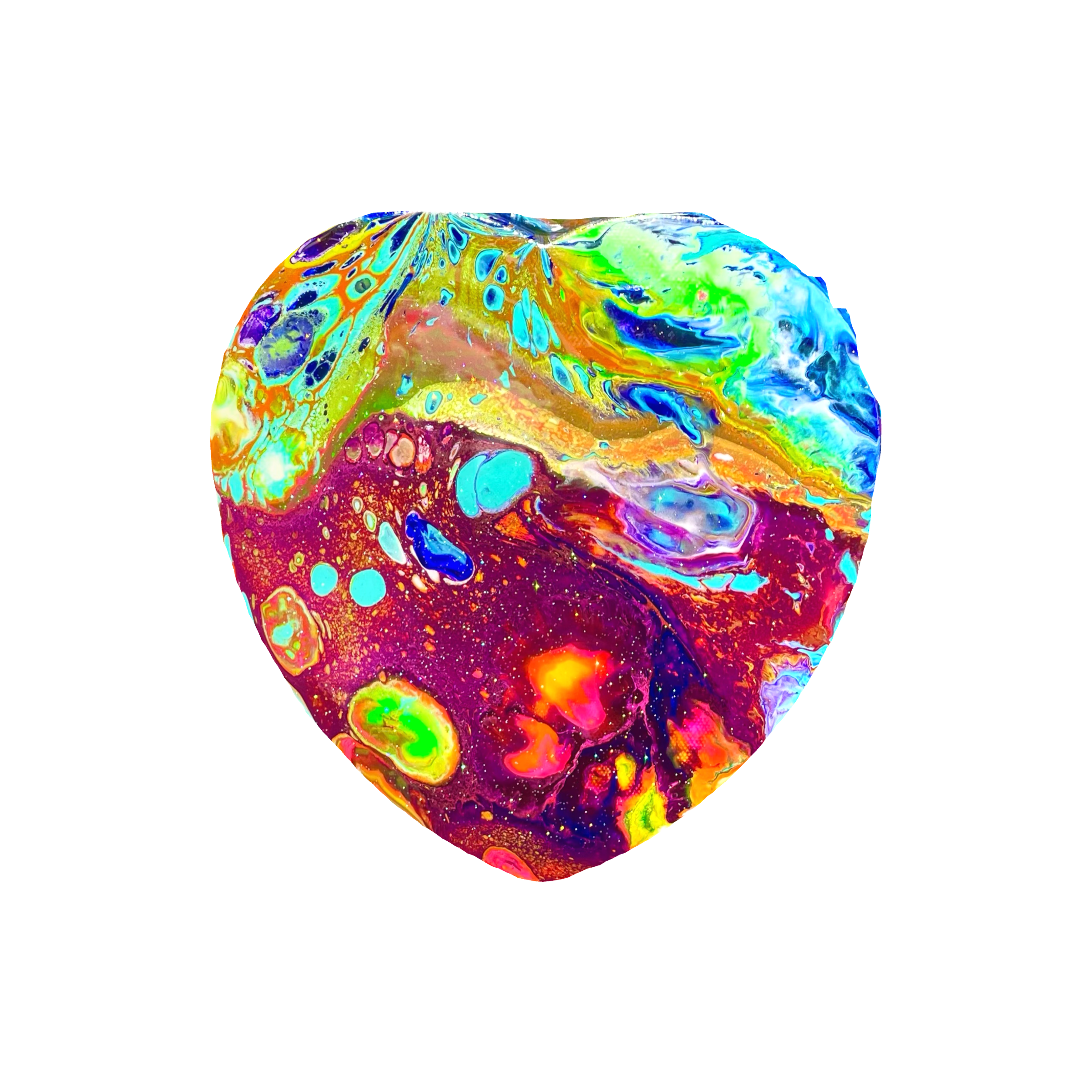 “Hope” — 8x8 Original Fluid Abstract Painting