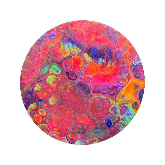 "Metamorphosis" — 12x12 Original Fluid Abstract Painting